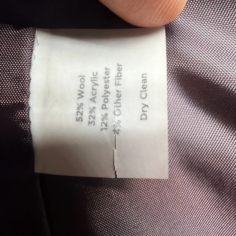Talbots Brown Herringbone Blazer Women's 12 Classic Tailored Jacket‎